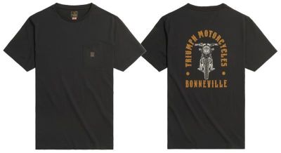 TRIUMPH BONNEVILLE T120 T-SHIRT BLACK