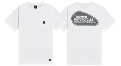 TRIUMPH REFUEL T-SHIRT WHITE