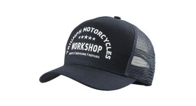 TRIUMPH WORKSHOP TRUCKER CAP NAVY / BONE