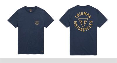 TRIUMPH BURNHAM T-SHIRT JET BLACK