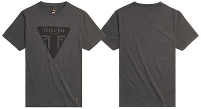 TRIUMPH HELSTON T-SHIRT BLACK MARL