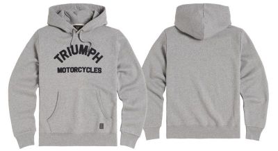 TRIUMPH CARRICK PULL-ON HOODIE GREY MARL