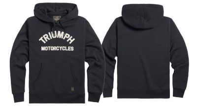 TRIUMPH CARRICK PULL-ON HOODIE BLACK