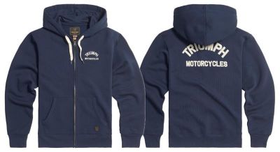 TRIUMPH DOLAN FULL ZIP-SWEAT NAVY / BONE