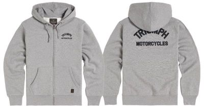 TRIUMPH DOLAN FULL ZIP HOODIE GREY MARL