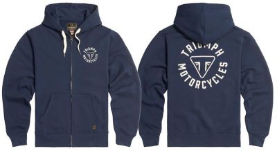 TRIUMPH DIGBY FULL ZIP-HOODIE NAVY / BONE