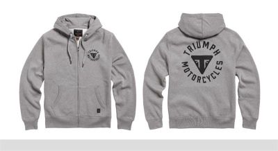 TRIUMPH DIGBY FULL ZIP HOODY GREY MARL