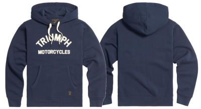 TRIUMPH CARRICK PULL-ON HOODIE NAVY / BONE