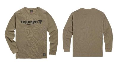 TRIUMPH BETTMANN L/S WAFFLE KHAKI T-SHIRT