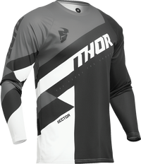 Thor  Youth Sector Checker Jersey Black/Gray