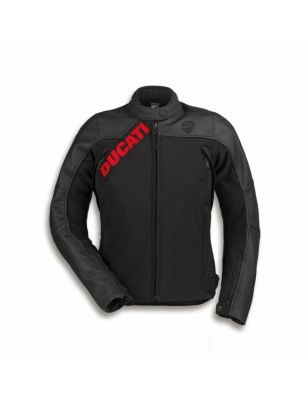 Ducati Logo C1 2.0 Leather Jacket Ladies