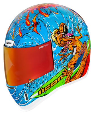 Icon Airform™ Dino Fury Helmet Blue