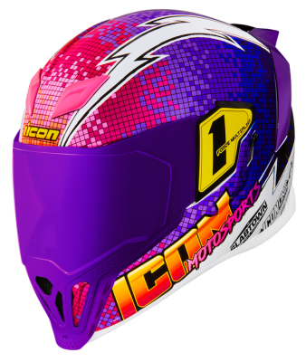 Icon Airflite™ Quarterflash Helmet Purple