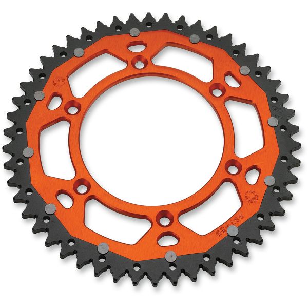 Moose Racing dual ring rear sprocket KTM Z50 Orange
