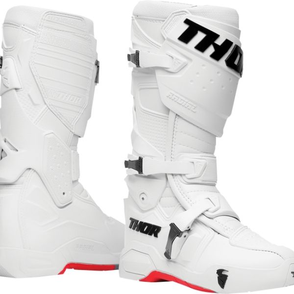 Thor Radial MX Boots Frost