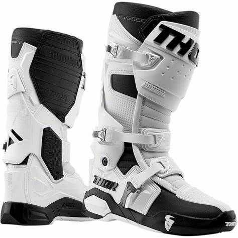 Thor Radial MX Boots White