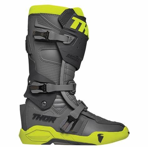 Thor Radial MX Boots Gray/Yellow