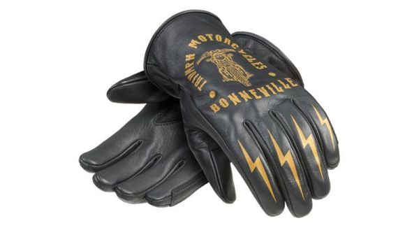 TRIUMPH BONNEVILLE GLOVE BLACK GOLD