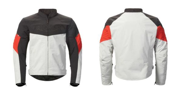 Triumph TRIPLE ROADSTER JACKET - BLACK / GREY / RED