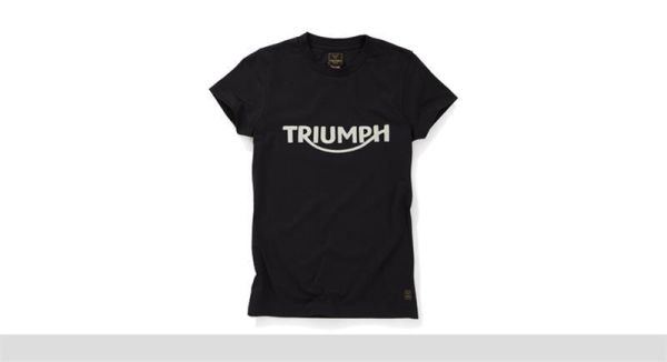 TRIUMPH GWYNEDD LADIES T-SHIRT JET BLACK