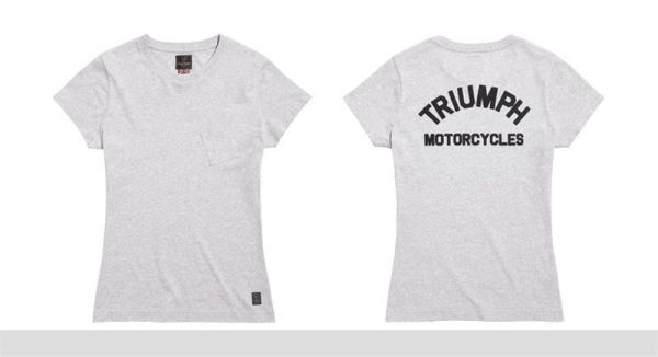 TRIUMPH LADIES SYDNEY T-SHIRT GREY MARL
