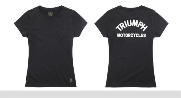 TRIUMPH LADIES SYDNEY T-SHIRT JET BLACK