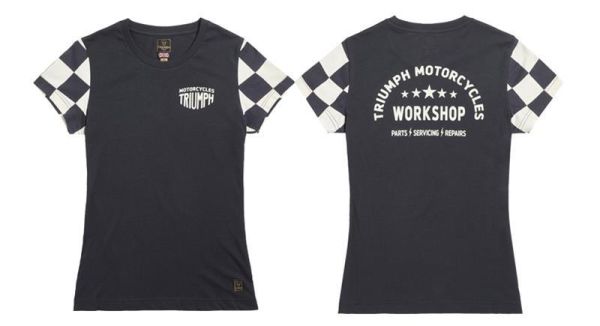 TRIUMPH MARIE LADIES T-SHIRT BLACK / BONE